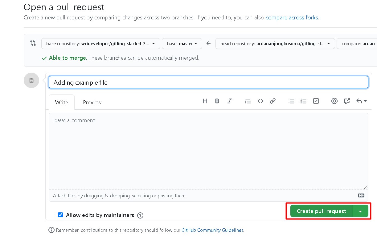 Create Pull Request