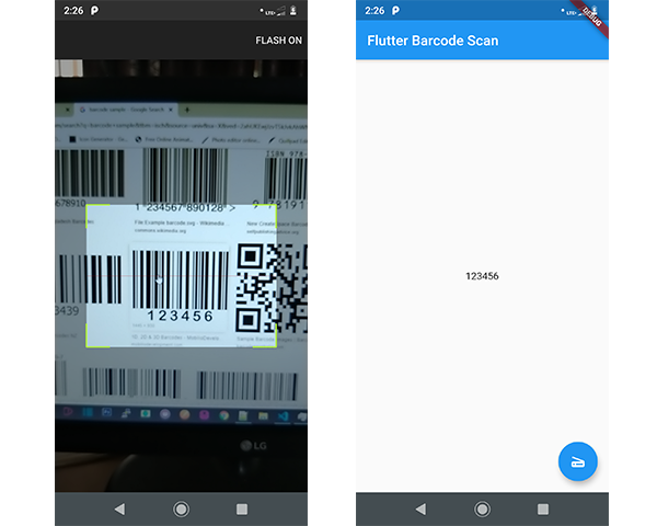 Barcode and QRCode Scan In Flutter
