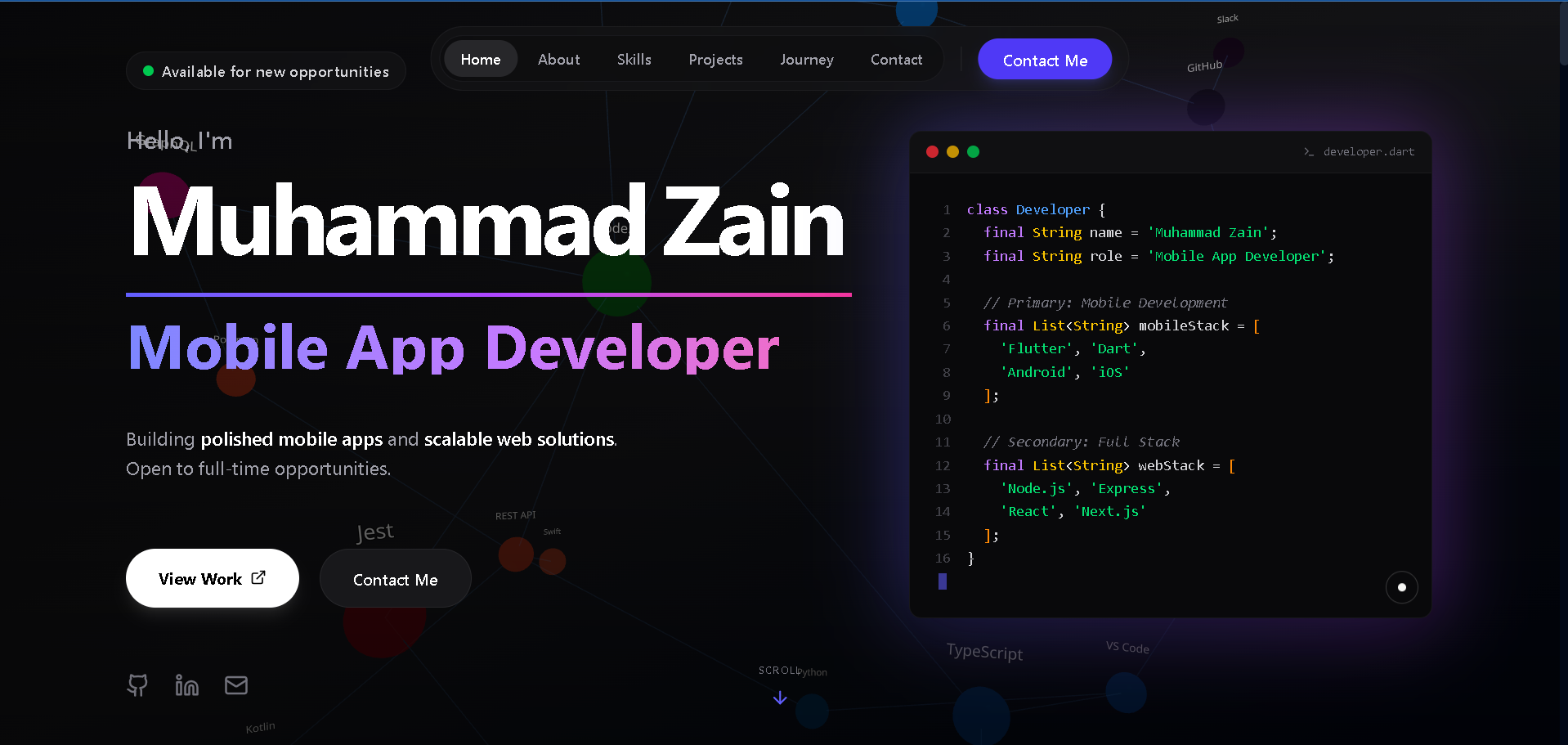mzainsaeed7.github.io 网站模板截图