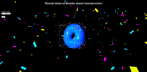 ThreeJS Donut