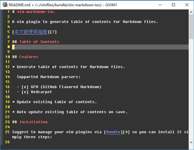 plugin macdown table