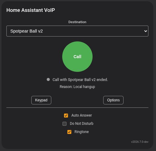 Home Assistant softphone options