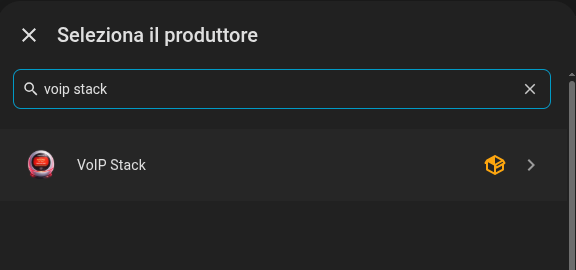 Add VoIP Stack integration