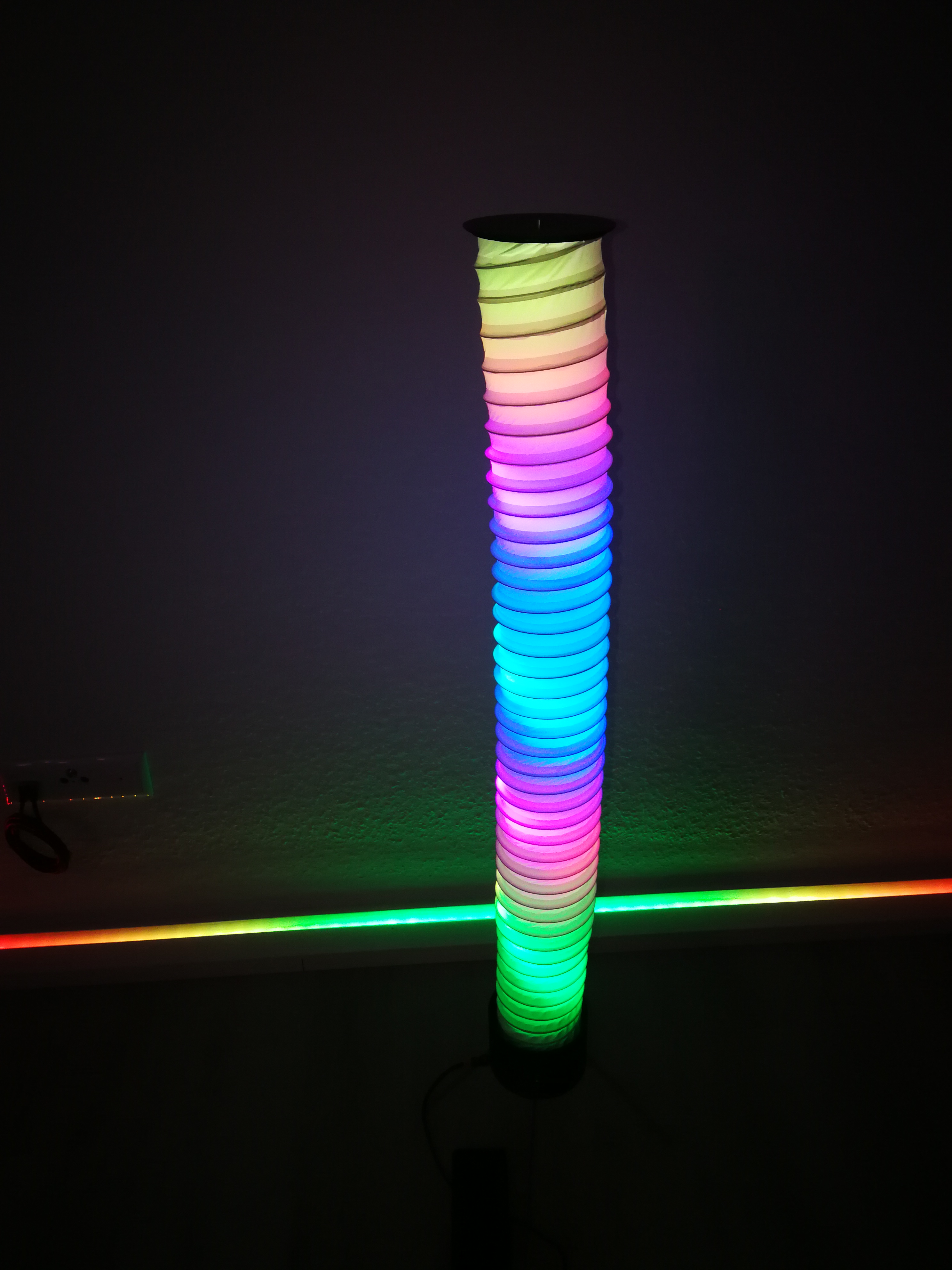 Light column in action