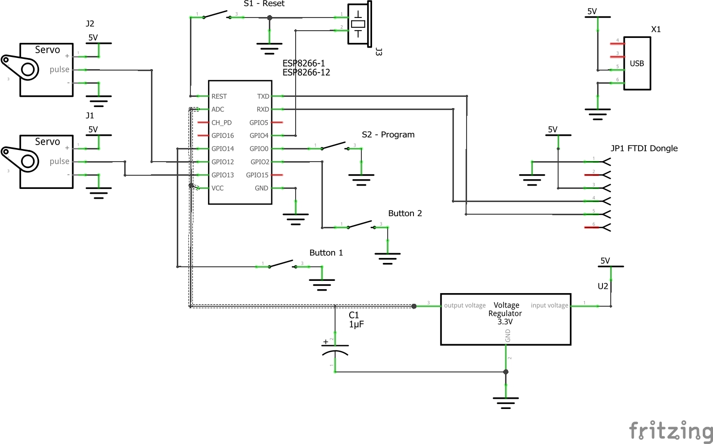 Esp8266 схема включения