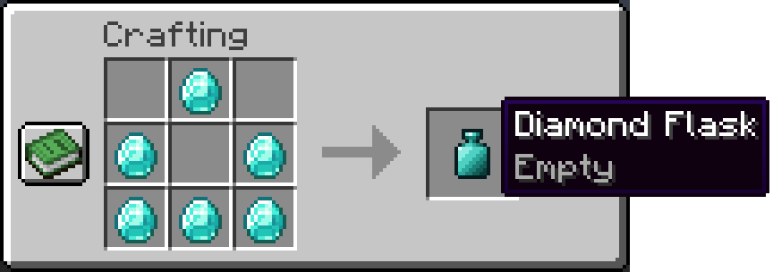 Six diamonds make a Diamond Flask