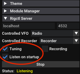 SDR++ settings