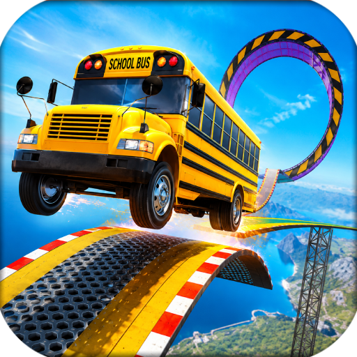 School Bus Stunt Game Icon