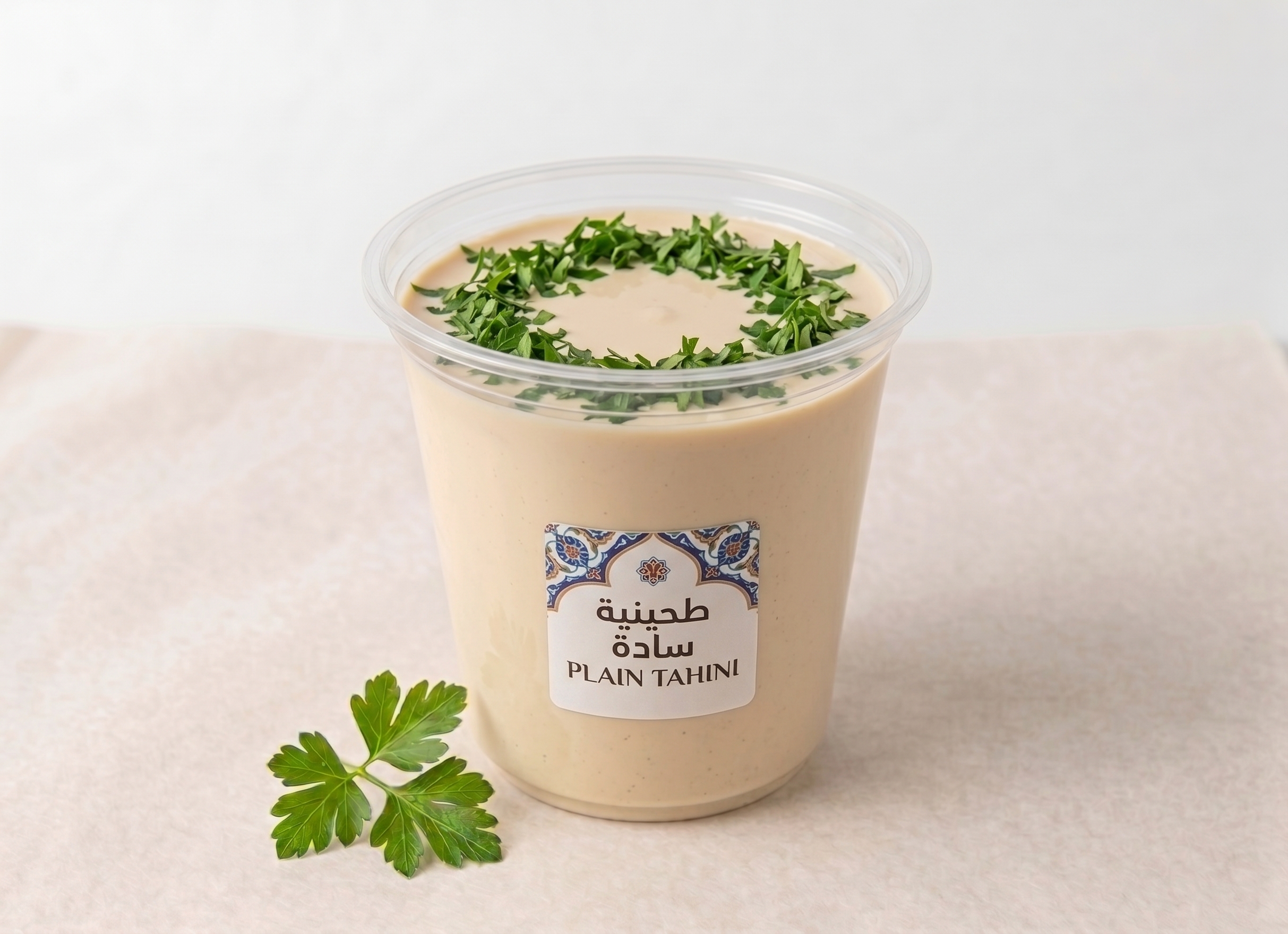 علبة طحينية كبير