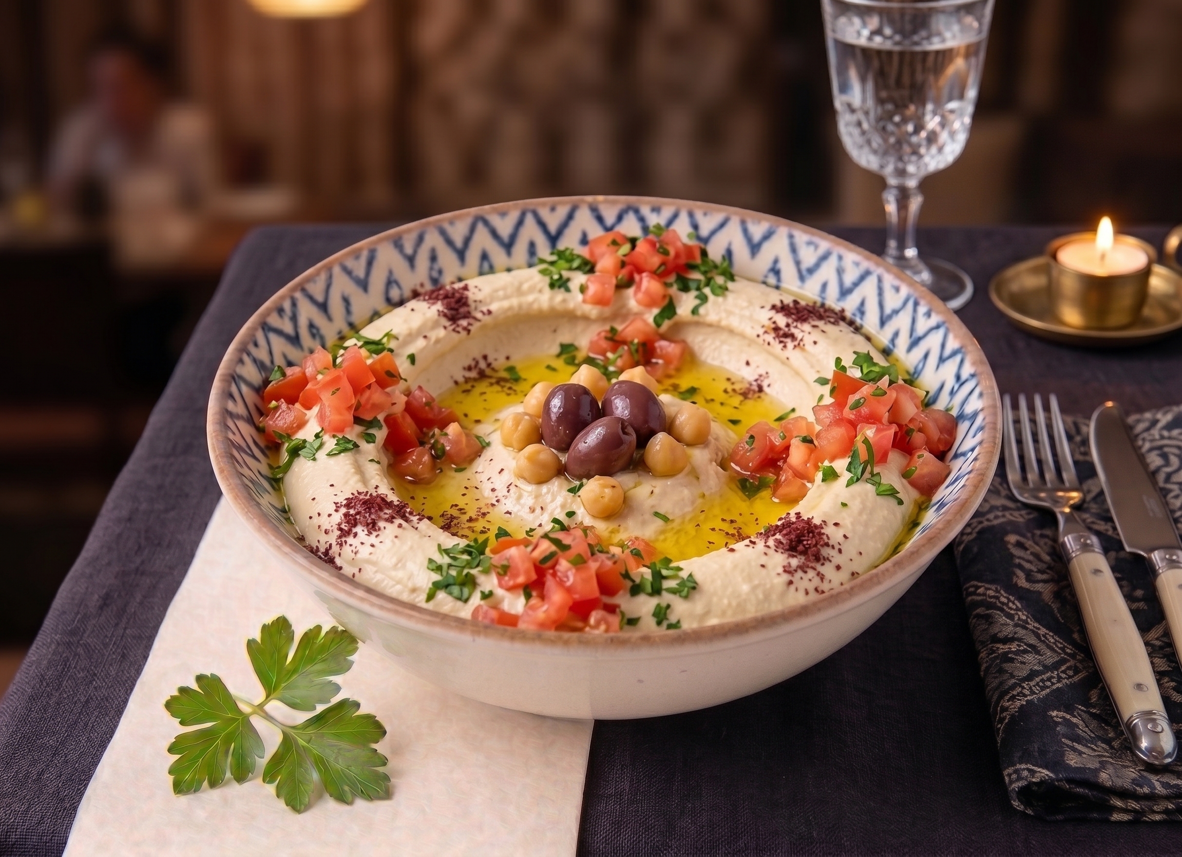 حمص مع بندورة