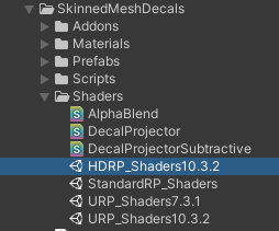 unity package display