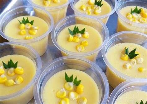 Puding Jagung Sederhana, Manis Gurihnya Bikin Nyaman