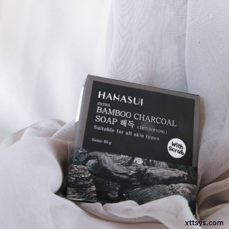 Hanasui Bamboo Charcoal Bar Soap