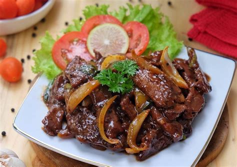 Resep Daging Sapi Tumis Pedas Manis