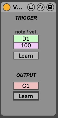 VelocityTriggeredNote