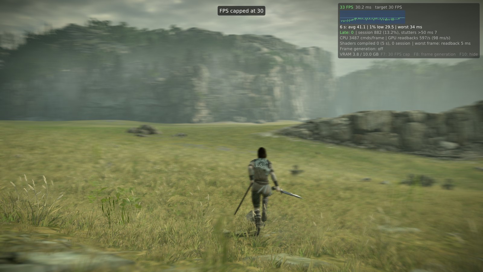 Captura de Shadow of the Colossus rodando no PC 3