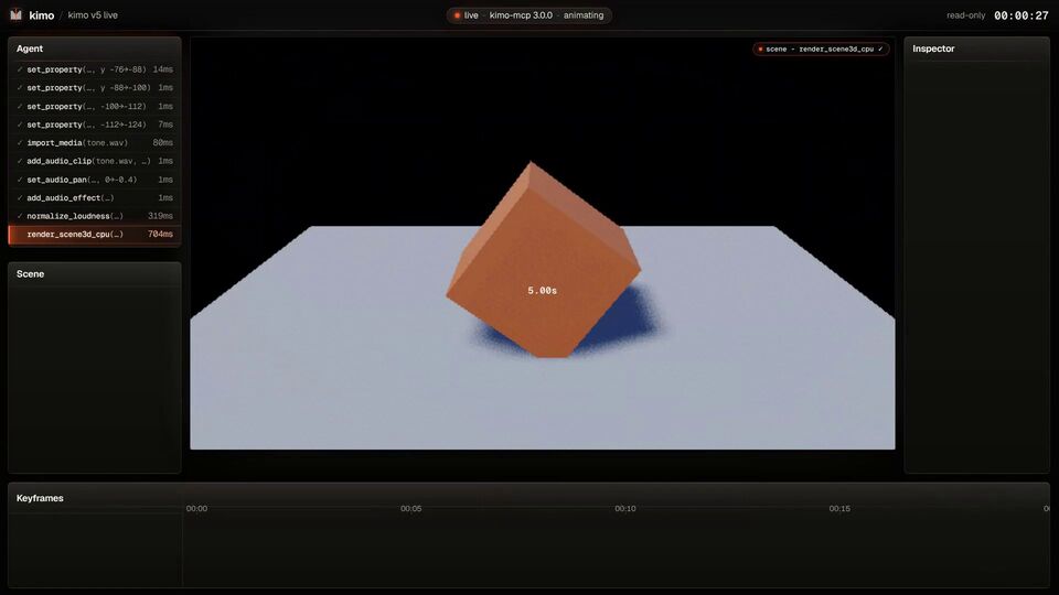 3D scene with CPU lighting