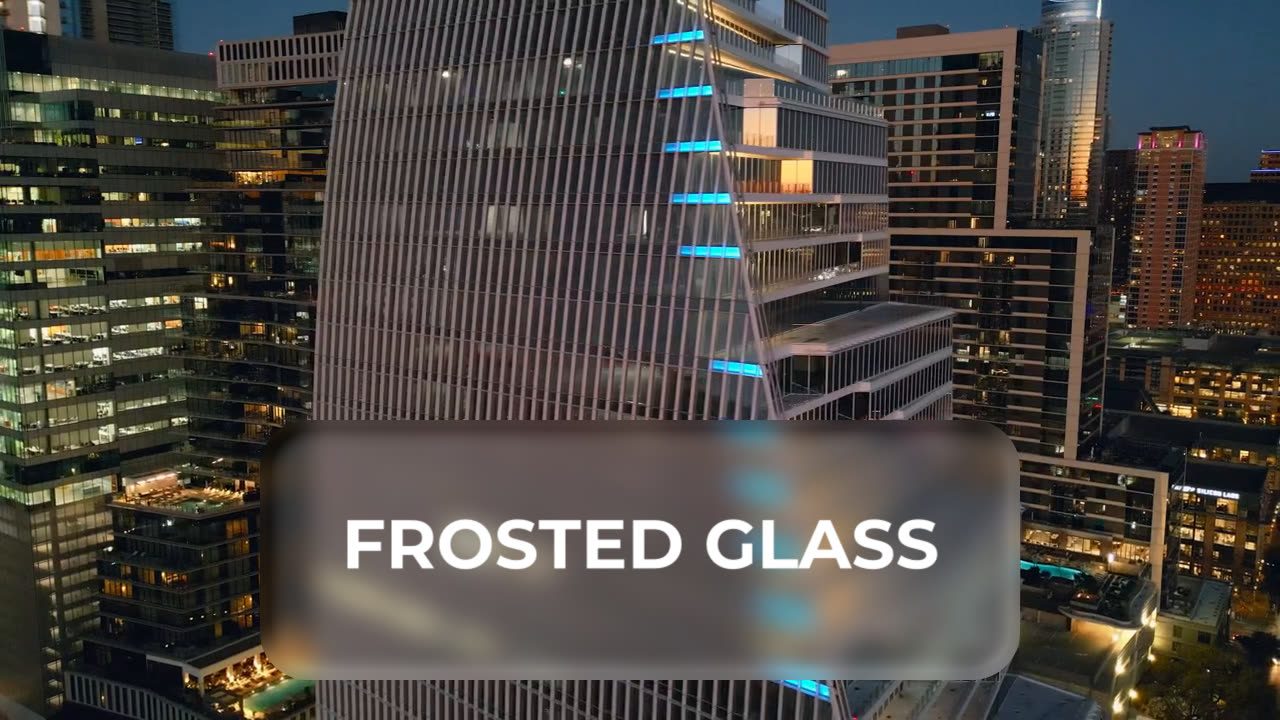 frosted glass