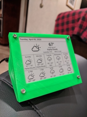 Weatherbox display