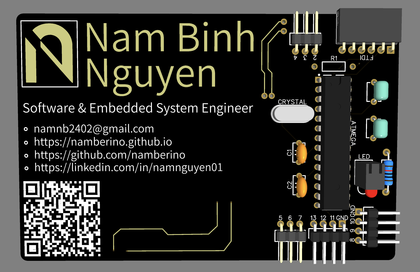 Pcb business card, from the project README