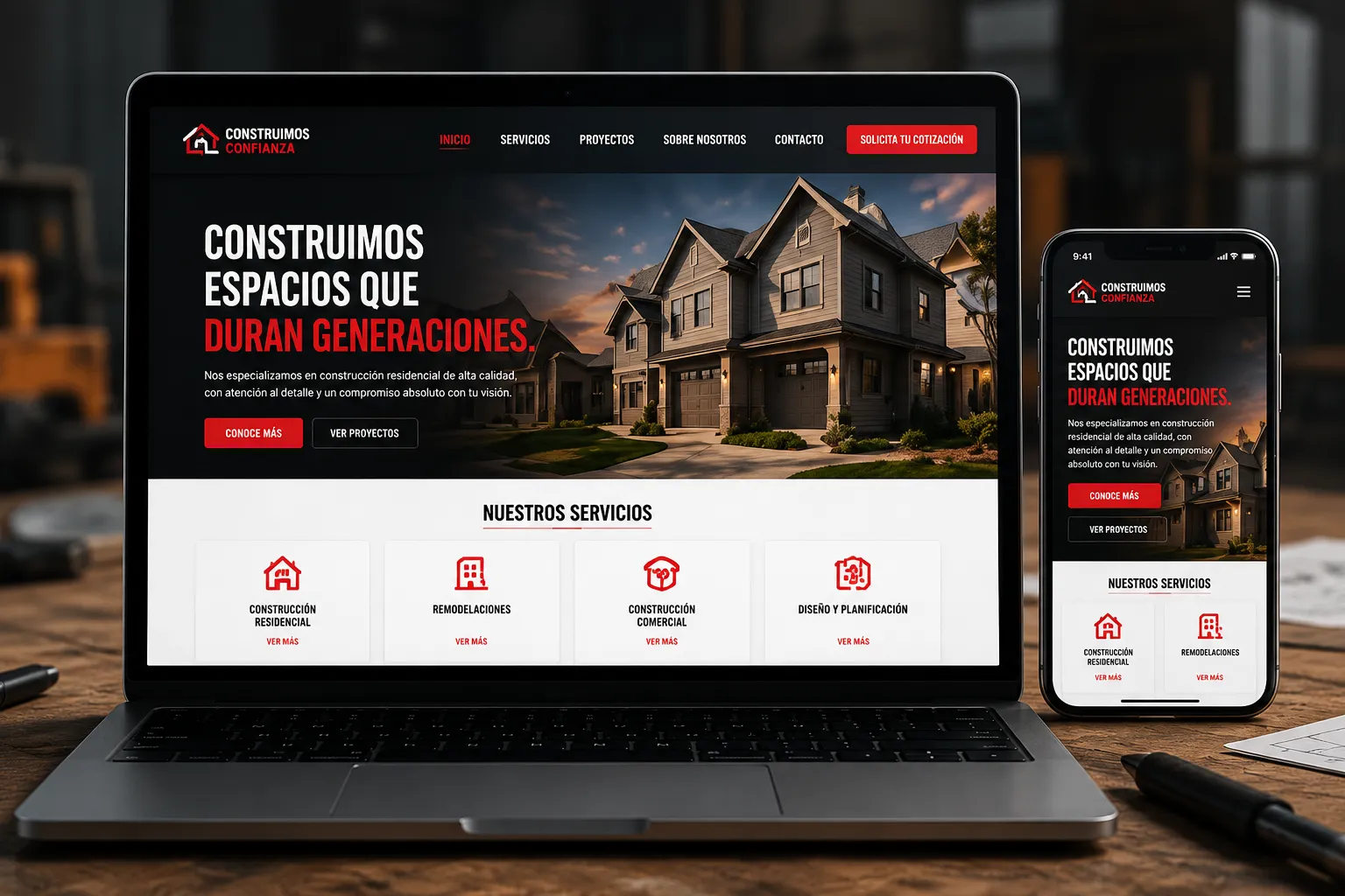 Sitio web corporativo Digitalizzate