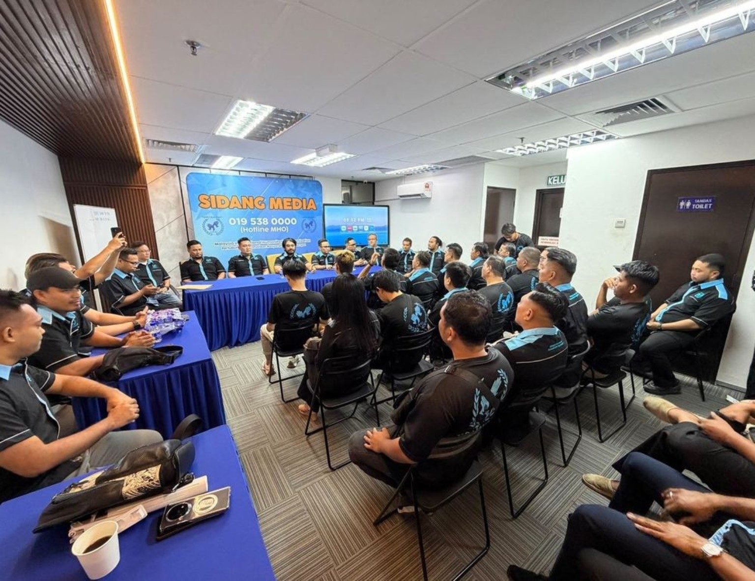 Sidang media MHO