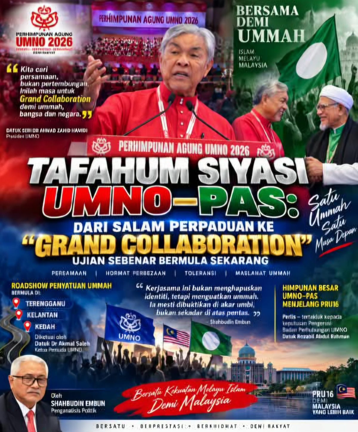 Tafahum Siyasi UMNO–PAS dan Grand Collaboration