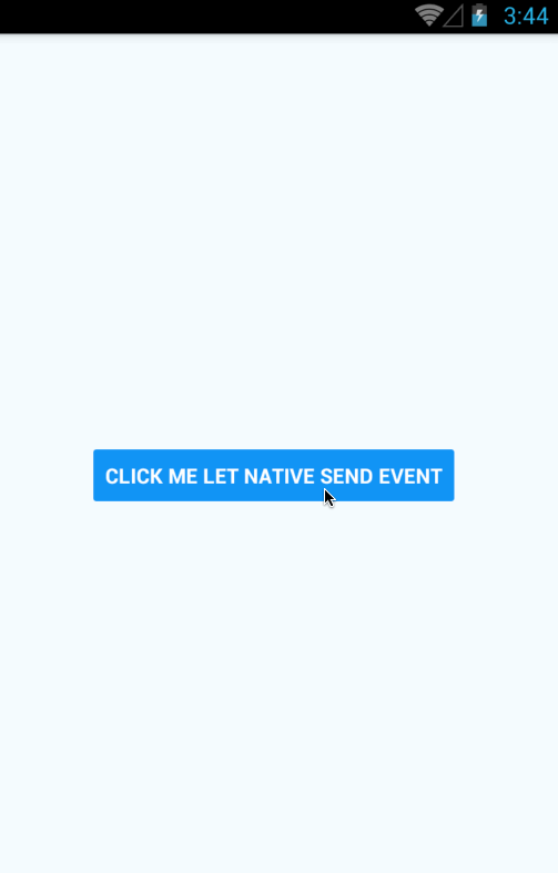 React Native Event Android Screenshot