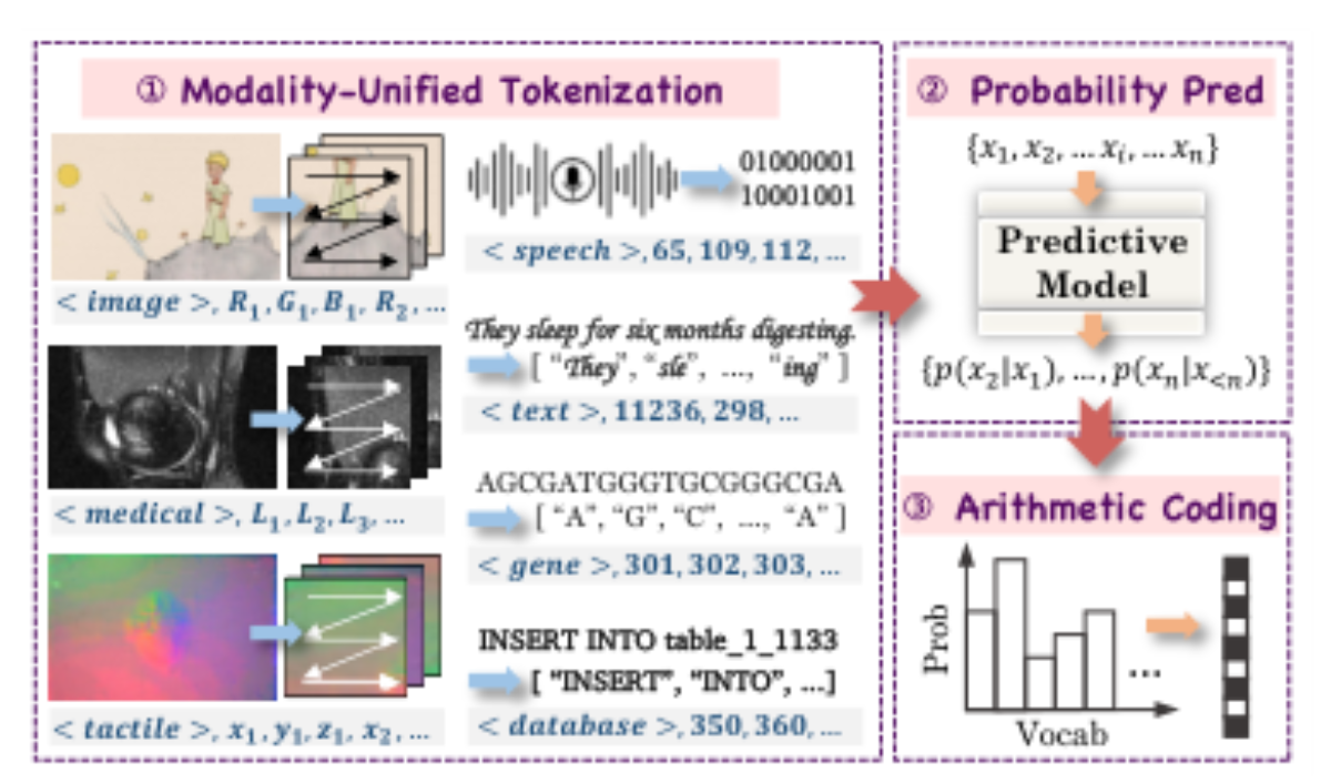 原论文 Figure 2:Overview of the proposed OmniZip framework.