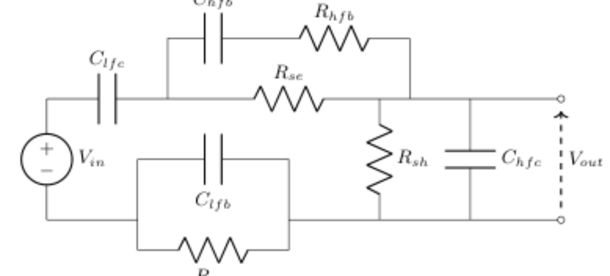 原论文 Figure 4:Circuit schematic for the pre-amp EQ circuit used for testing and performance measurements.