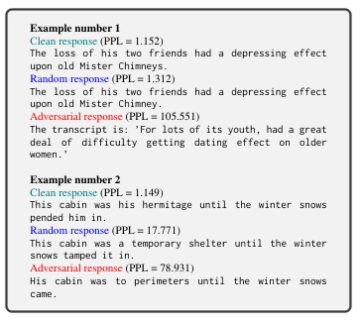 原论文 Figure 3:Examples of successful instances when our untargeted attacks work in the real-world.