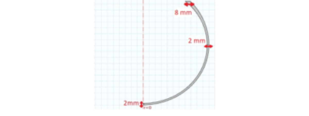 原论文 Figure 2:The axisymmetrical 2D model of the soundbox in COMSOL Multiphysics
