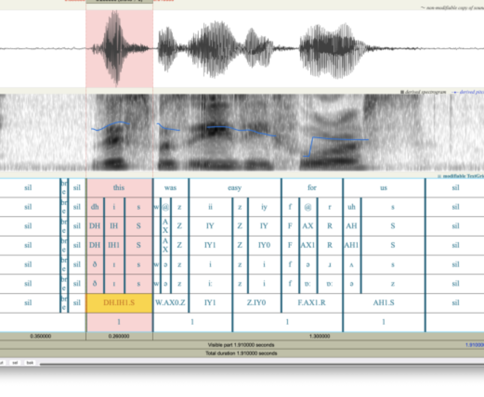原论文 Figure 1:Exemple d’annotation (locuteur maps0).