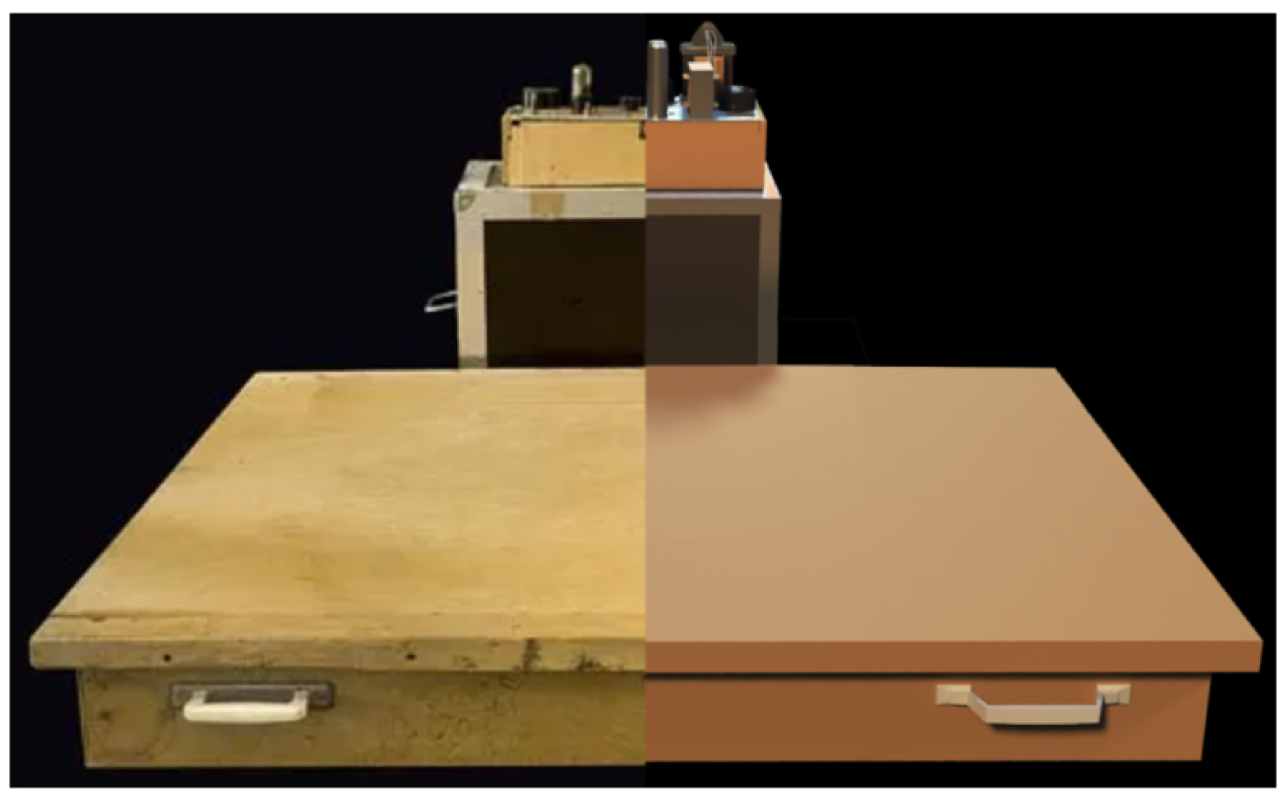原论文 Figure 1:A collage of the real Terpsitone on the left and a full-size 3D model of it on the right.