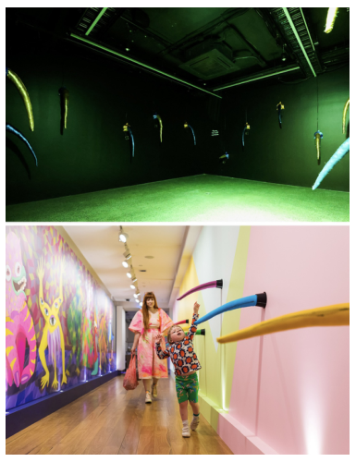 原论文 Figure 5:Top - The Cacophony Room, Metro Arts, Brisbane, Australia, September 2022 (E1), Bottom - The…
