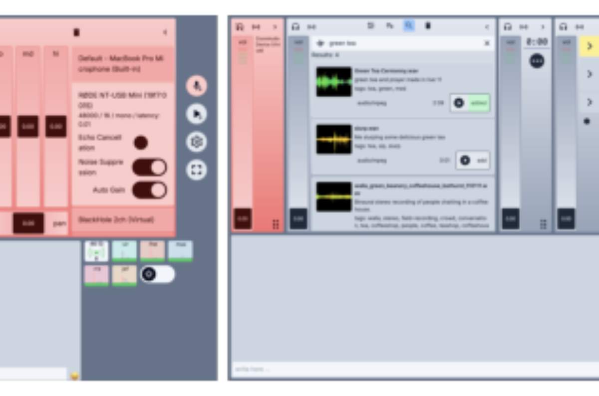 原论文 Figure 3:Mezcal v2 screenshots on the desktop.