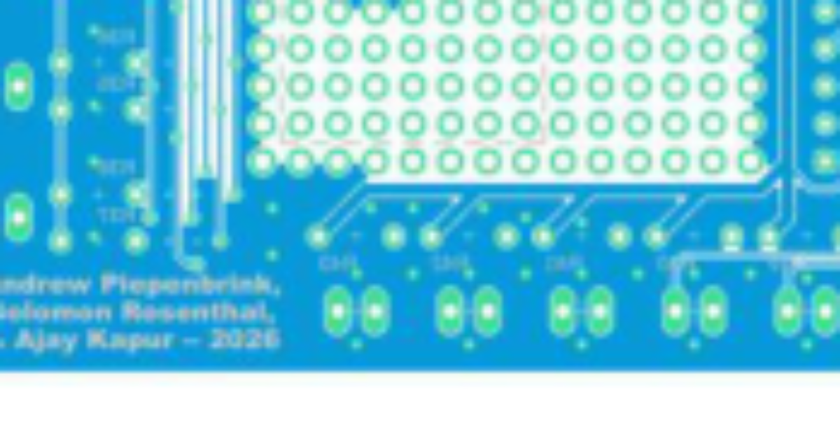 原论文 Figure 3:Back face of Seraph PCB