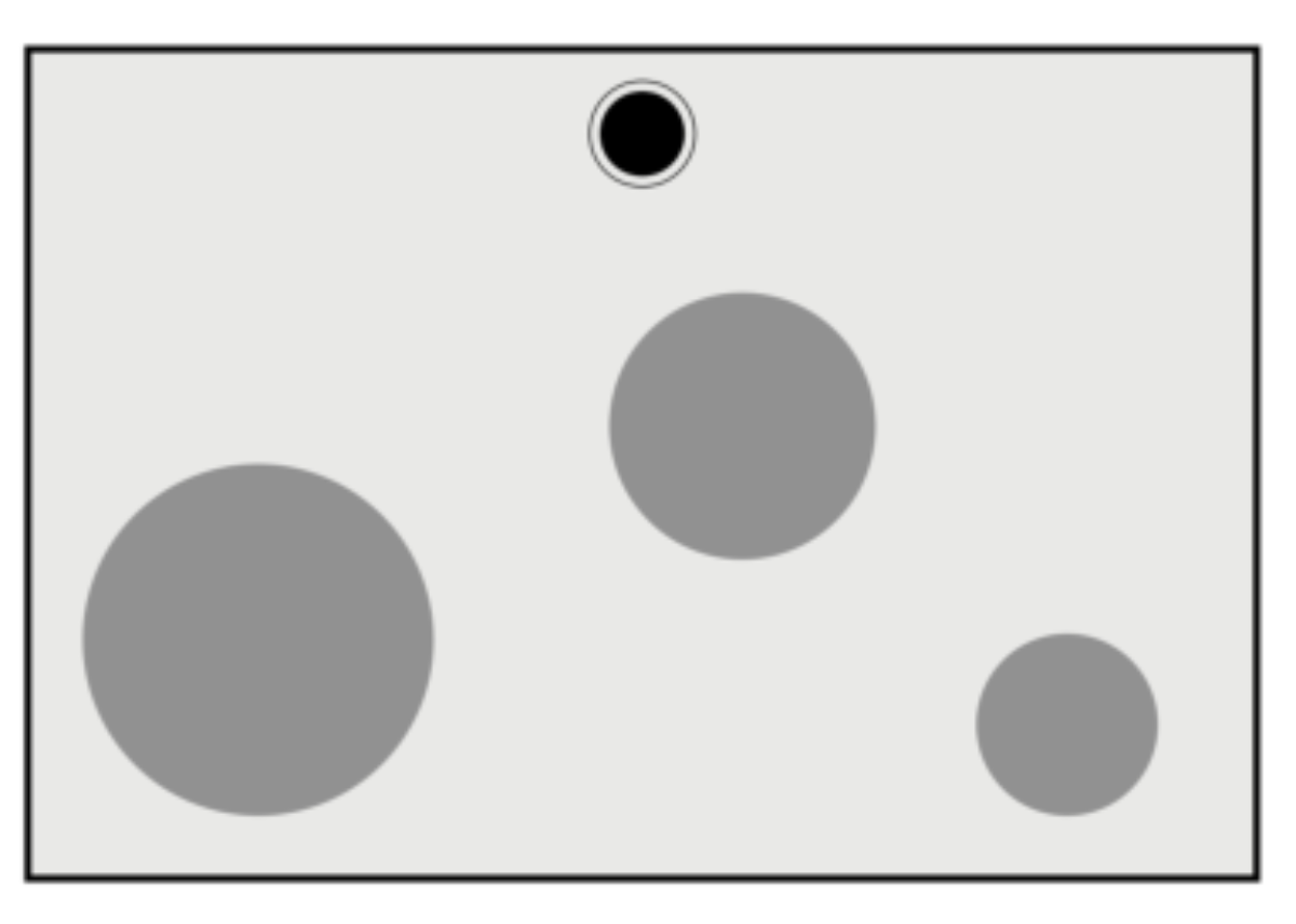 原论文 Figure 3:Board 1. Three half spheres for various electroa- coustic feedback triggering.