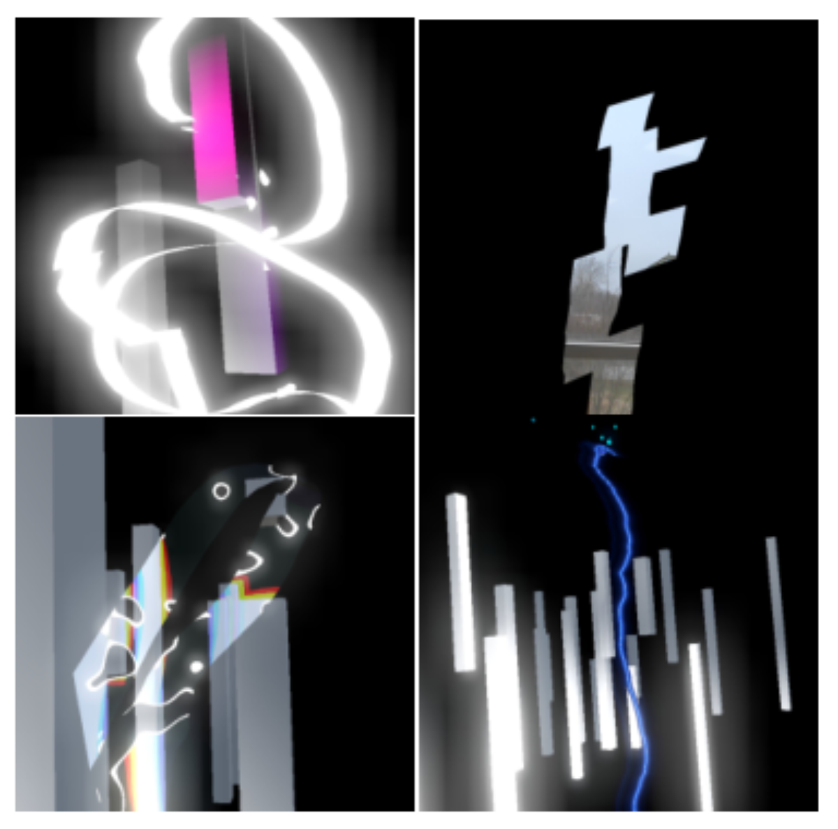 原论文 Figure 4:Visual-first instrument: images of the differ- ent brush modes.