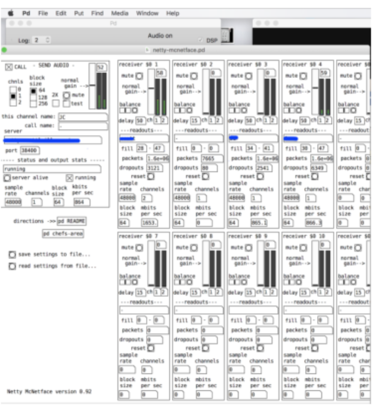 原论文 Figure 3:The GUI of Netty McNetface, displaying each node’s latency and transmission data, providing…