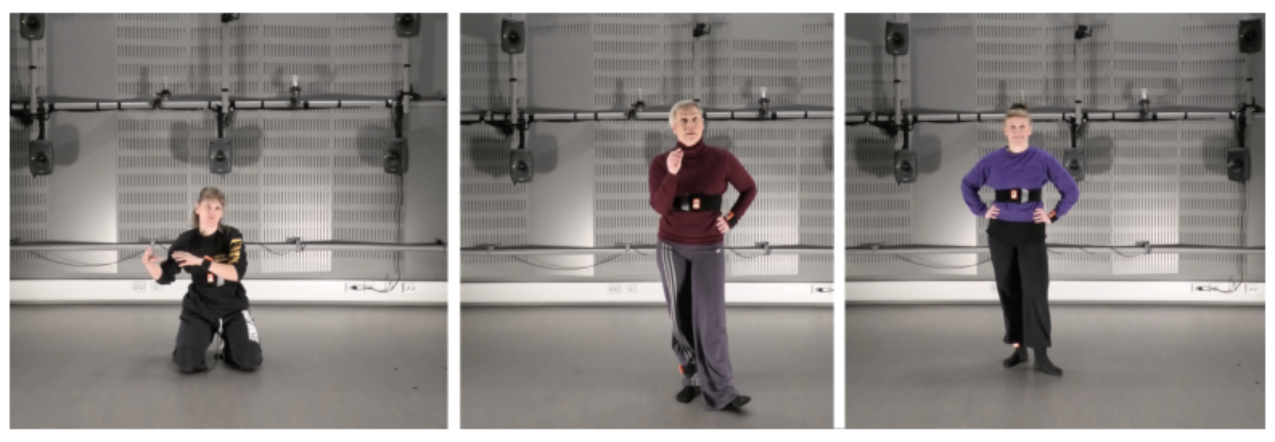 原论文 Figure 3:The invited dancers participating in exploratory sessions, sharing their reflections and comments…