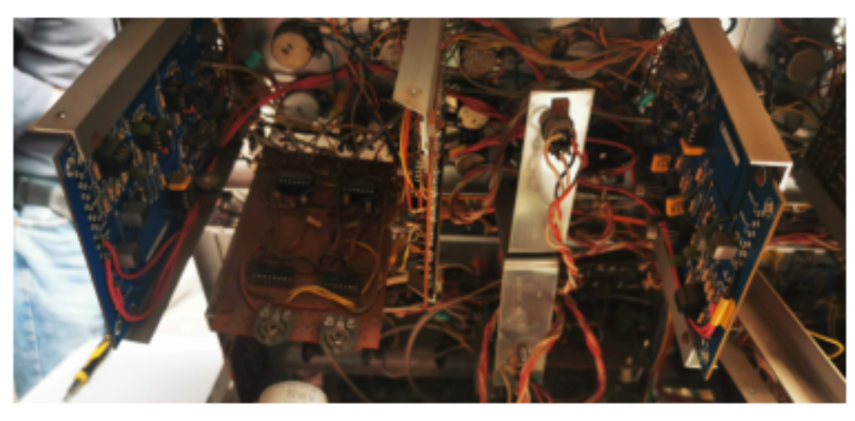 原论文 Figure 2:Interior view of the COMDASUAR revealing mul- tiple printed circuit boards, including several…