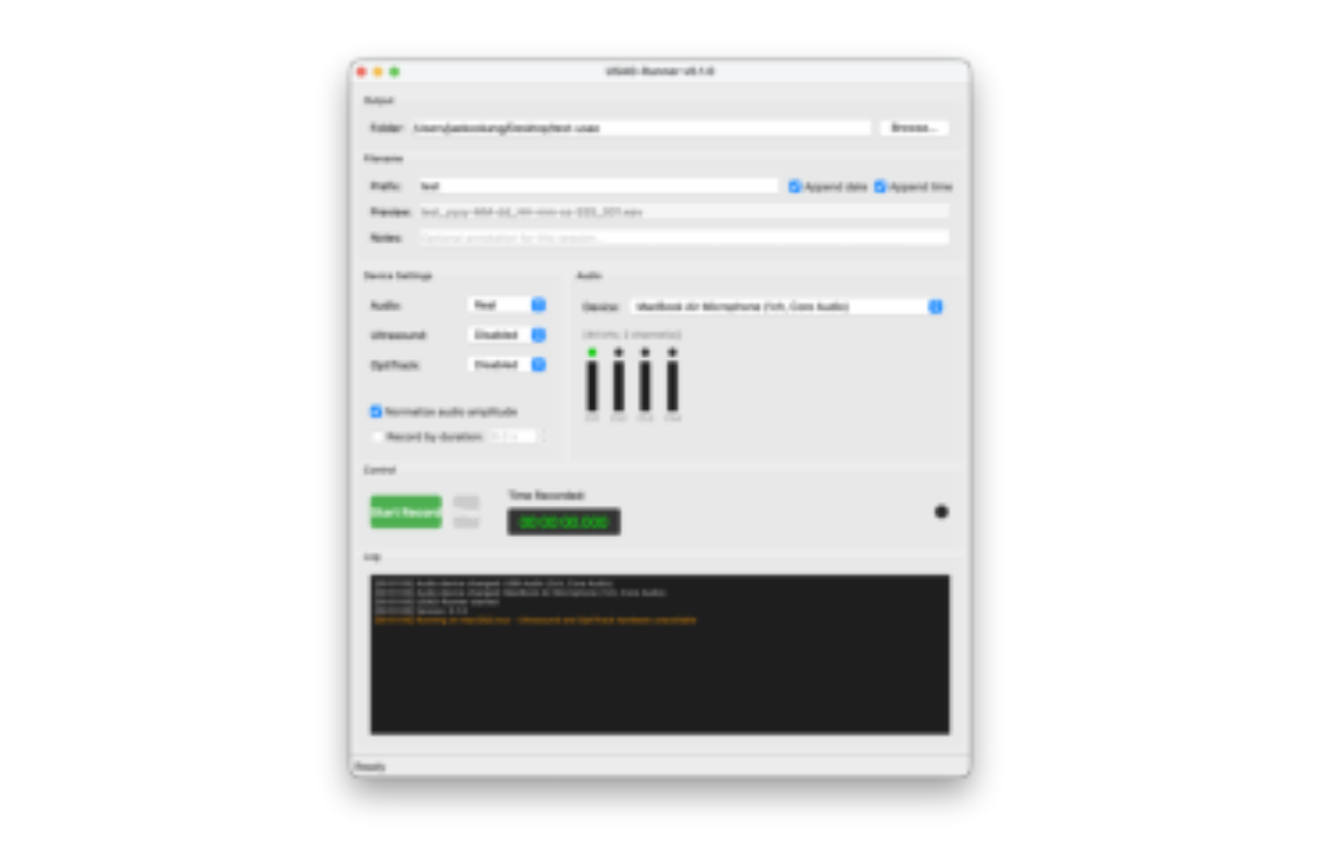 原论文 Figure 2:The working GUI version of the experiment launcher.