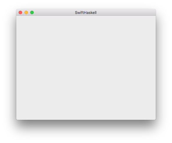 A blank window