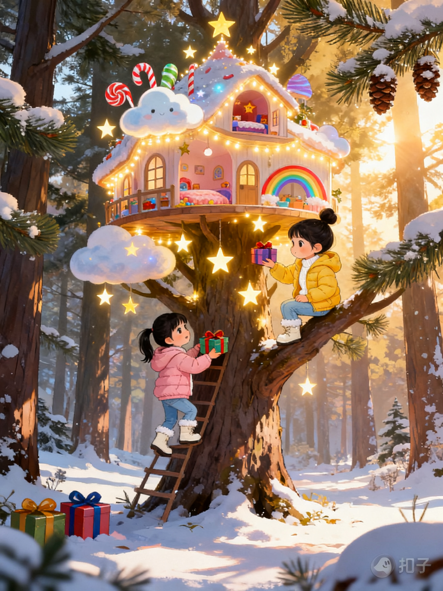 莉莉和欣欣的魔法树屋大冒险