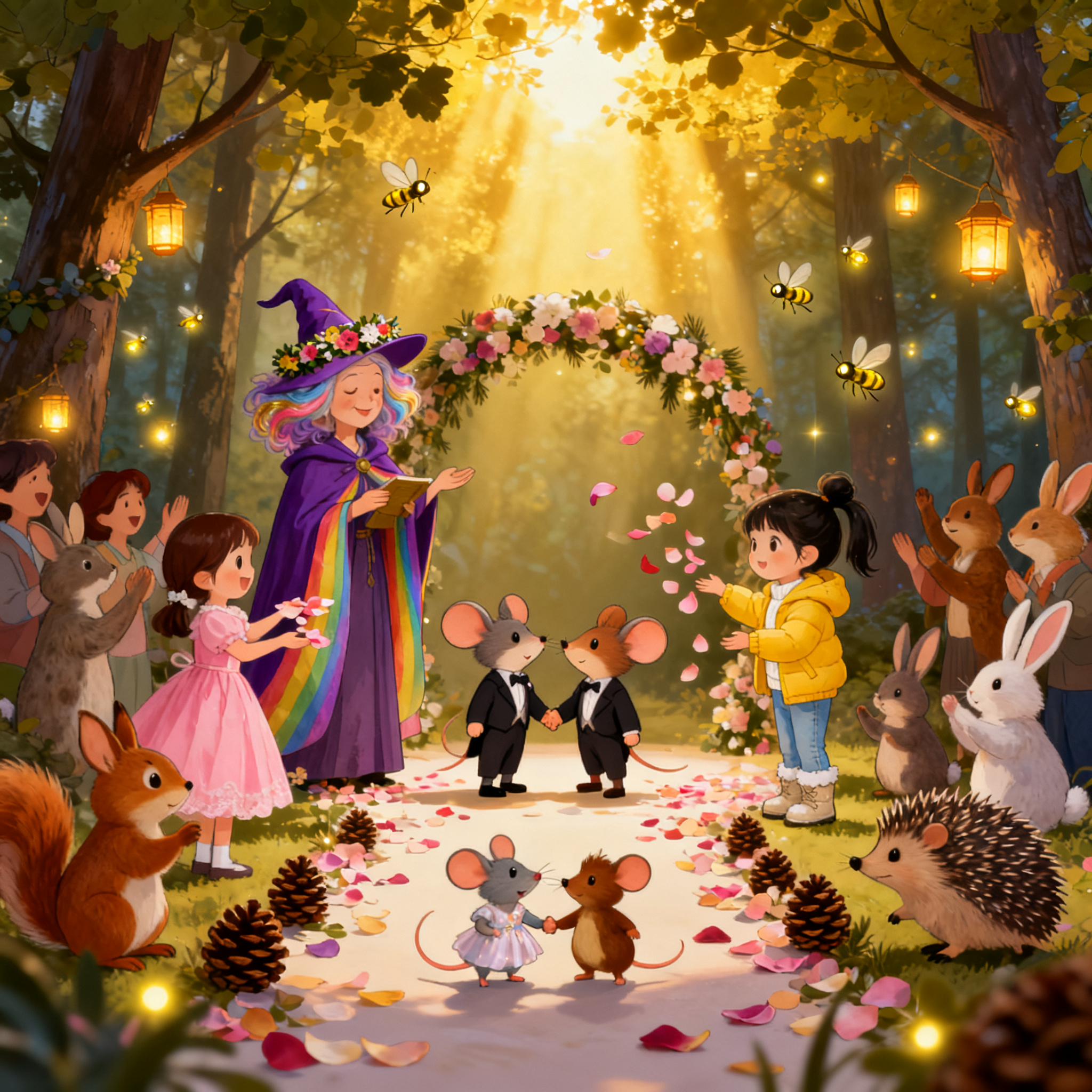 森林小老鼠的婚礼日