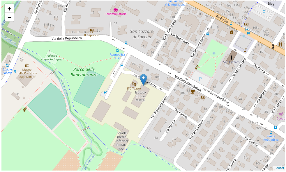 'la mappa intorno all'Enrico Mattei'