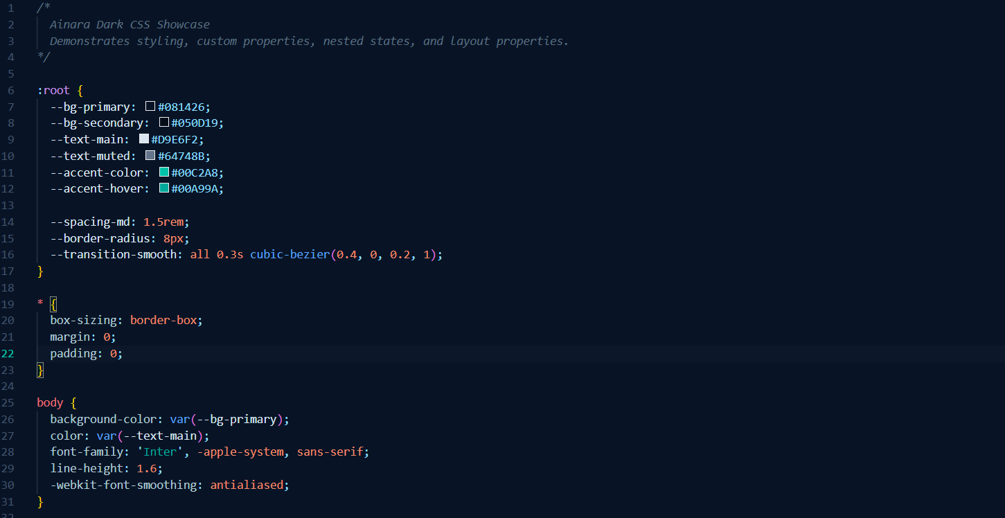CSS Showcase