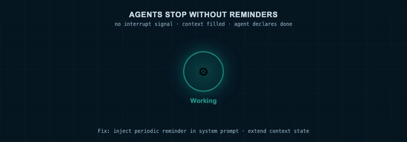 agent stopping loop