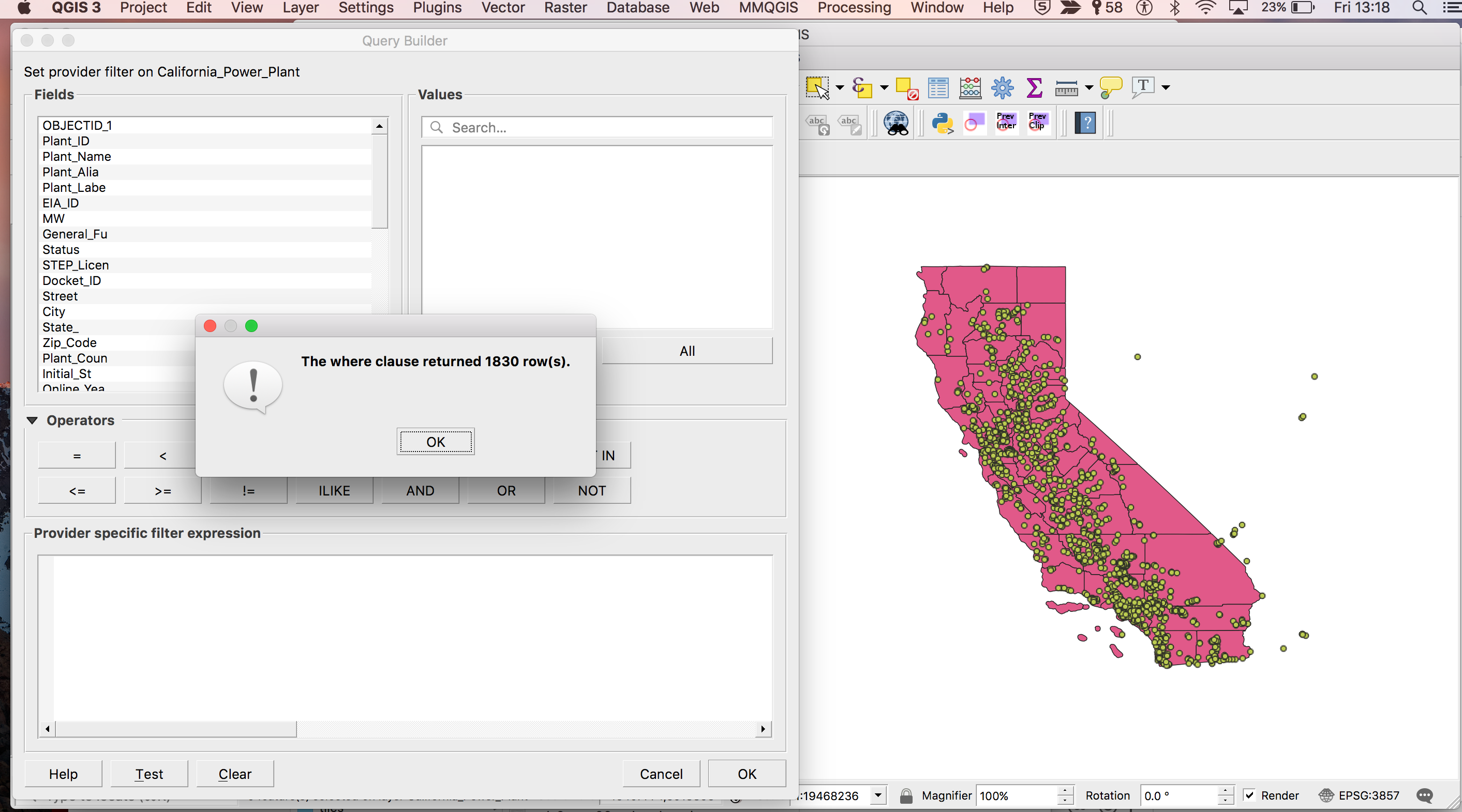 Checking how many entries in our data before running the complex query